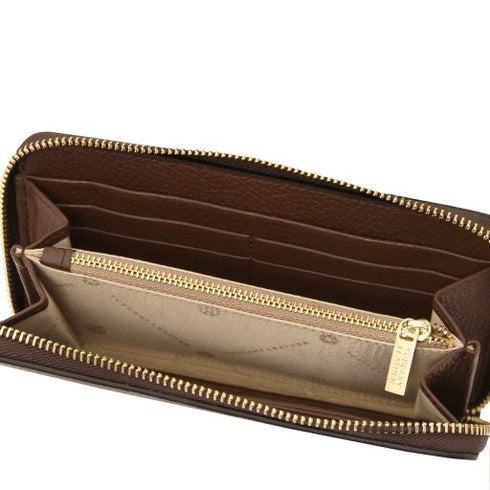 Financier - Exclusive zip around leather wallet